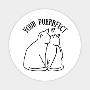 Your purrfect  cats in love Magnet